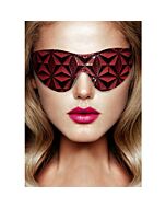 Luxury eye mask - burgundy
