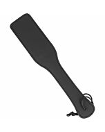 Fetish submissive black paddle with stitching
