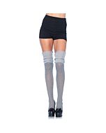 Leg avenue over the knee scrunch sock grey