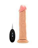 Vibrating realistic cock - 9 inch - skin