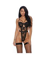 Right lace right time teddy black