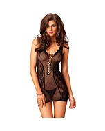 Leg avenue dress with dotten mesh