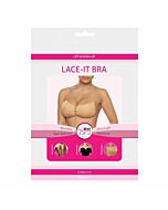 Byebra lace-it bra cup d in black