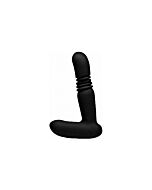 Silicone thrusting anal plug with remote control