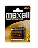 Maxell  super alkaline aaa lr03 4uds