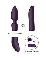 Pleasure kit vibrande clitoris - purpura