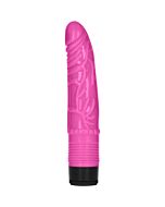 8 inch slight realistic dildo vibe - pink