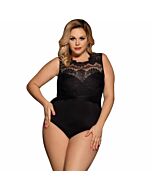 Subblime queen plus opaque black teddy