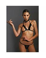 Leg avenue - kinky bondage collar & leash