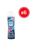 Durex play perfect glide 50 ml x 6 uds
