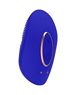 Mini rechargeable clitoral stimulator - precious - blue