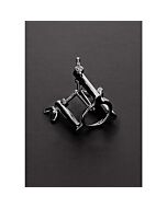 Vice grip urethral stretcher  brushed steel