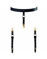 Bijoux indiscrets maze suspenders & garters black
