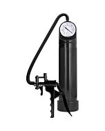 Elite pump with advanced psi gauge - black