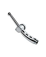 Shower cleansing nozzle with flow regulator