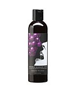 Earthly body grape edible massage oil
