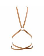 Bijoux indiscrets maze multi-way harness brown