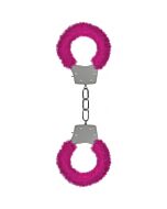 Ouch pleasure furry handcuffs pink