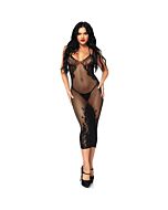 Leg avenue seamless net and lace dress