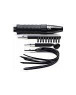 Is e-stim wand w 3 silicone attachments