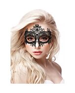 Queen black lace mask - black