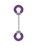 Ouch pleasure furry legcuffs purple