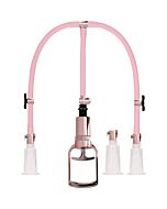 Clitoral & nipple pump set medium - rose gold
