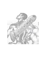 Textured girth enhancer - clear