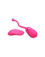 Luv-pop rechargeable remote control egg vibrator - pink