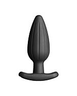 Rocker silicone noir butt plug - large