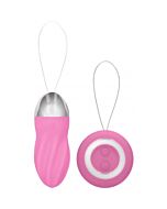George rechargeable remote control vibrating egg pink