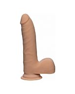 The d - realistic d - slim 7 inch with balls - ultraskyn - flesh