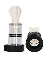 Mini magnetic nipple pincher 1 piece brushed steel