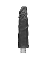25 cm realistic vibrating dildo black