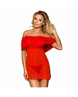 Subblime short dress + thong red l/xl