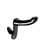 Plena double penetration adjustable strap on harness