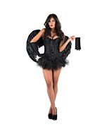 Disfraz angel ruth negro