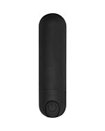 7 speed rechargeable bullet - black