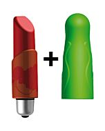 Joystick ladylike micro set red and pistachio