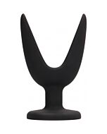 Butt plug - split 2 - 5 inch - black