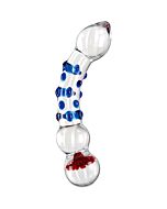 Icicles number 18 hand blown glass massager