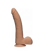 The d - realistic d - slim 9 inch with balls - ultraskyn - flesh