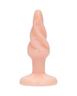 Butt plug - rounded - 5 inch - flesh