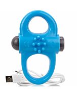 Screaming o rechargeable and vibrating ring yoga blue