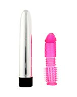 Vibrator kit with cover - pink