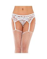 Leg avenue garterbelt with thong white