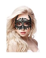 Empress black lace mask - black