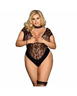 Subblime queen plus teddy garter and necklace set