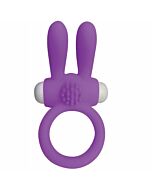 Neon rabbit ring - purple