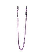 Ouch adjustable nipple clamps purple